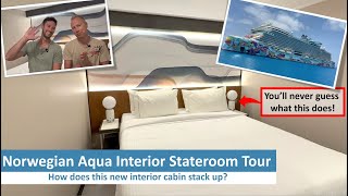 Norwegian Aqua Interior Stateroom Tour 4k - Cruise Ship Room Tour 11123