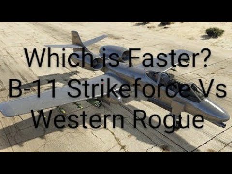GTA Online Plane Race: Western Rogue Vs B-11 Strikeforce