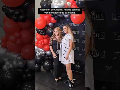 Reacción de Chiquis al ver a imitadora de su mamá Jenni Rivera 🤍 #jennirivera #chiquisrivera