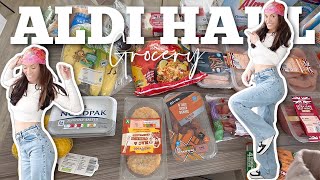 ALDI GROCERY HAUL FOR FAMILY OF 5 (2023) & SUMMER BABY GIRL CLOTHING HAUL (Sainsbury's Tu)