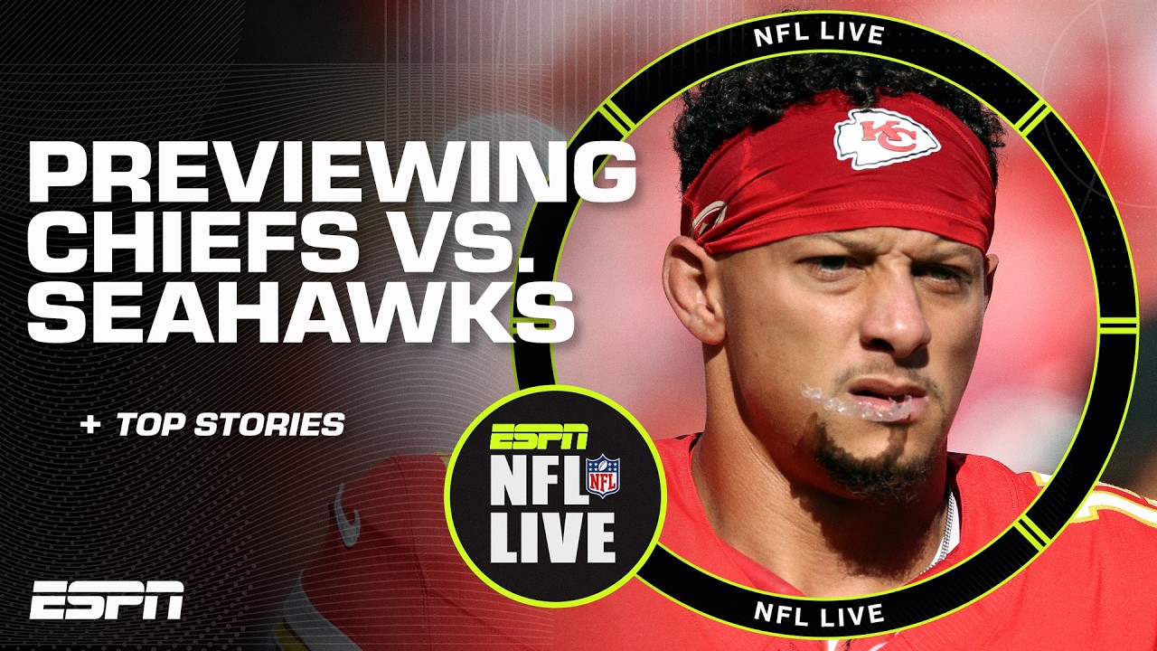 Can the Chiefs improve to 6-0 against the Seahawks? + NFLPA investigating NFL, Eagles | NFL Live