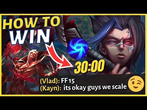 THIS ONE SECRET WILL MAKE YOU WIN ALL YOUR GAMES (Scaling) | Challenger Kayn - League of Legends