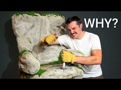 I Tried Building a Rocking Chair Out of Rock