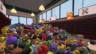 散乱した大量のアヒルを棚に並べるだけのゲーム「Sort Them Ducks」