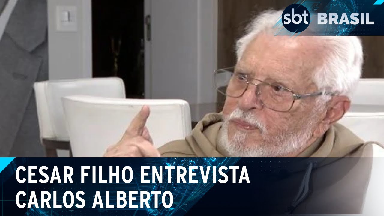Carlos Alberto de Nóbrega fala sobre Silvio Santos e carreira | SBT Brasil (31/08/24)