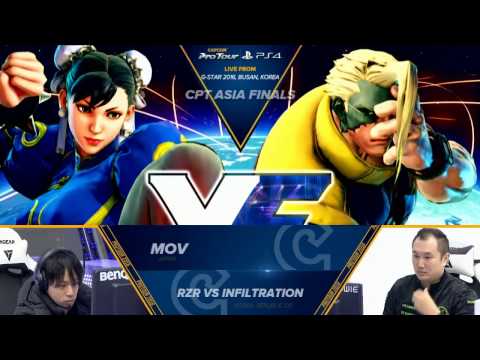 MOV (Chun-Li) vs Infiltration (Nash) - Asia Regional Finals 2016