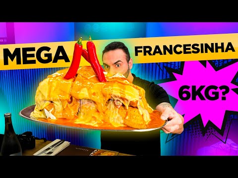 PORTUGAL'S BIGGEST CHALLENGE!! MEGA Francesinha!
