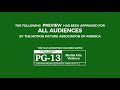 MPAA Rating Screen PG 13 2020