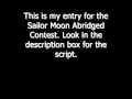 Sailor Moon Abridged Contest Entry