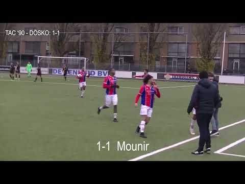 Samenvatting TAC '90 - DOSKO: 2-1 zondag 1e Klasse B  27-11-2022