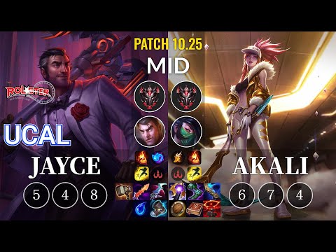KT Ucal Jayce vs Akali Mid - KR Patch 10.25