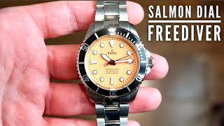 Ratio Freediver Automatic Dive Watch Review Salmon Dial  $110!?