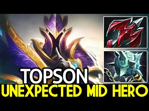 TOPSON [Silencer] Unexpected Mid Hero 100% Outplayed Dota 2
