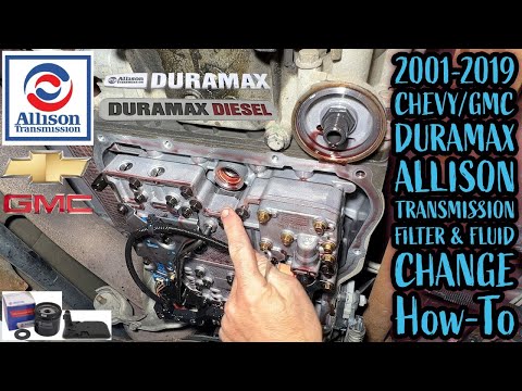 2001-2019 Duramax Allison Transmission Filters & Fluid Replacement How-To Chevy/GMC Trucks