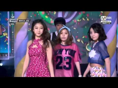 BESTie & Ladies' Code in M Countdown Special (7/10/2014) [CC: ENG SUBS]