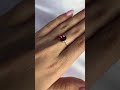 Серебряное кольцо с рубином 1.842ct