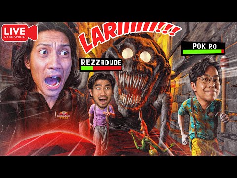 🔴LIVE : EYM REZZA POKRO KANTOI MENCURI DGN MONSTER!  | HORROR GAME【ESCAPE TOON KINGDOM】(MALAYSIA)