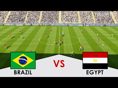 BRAZIL vs EGYPT - Full Match All Goals HD | eFootball PES 2021