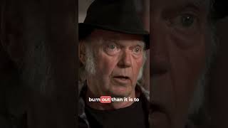 Neil Young On Whether It's Better To Burn Out Or Fade Away #shorts