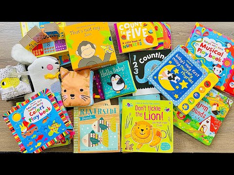 Best Usborne Baby Books ULTIMATE VIDEO! (Over 40 Books Shown / Perfect for Development!)