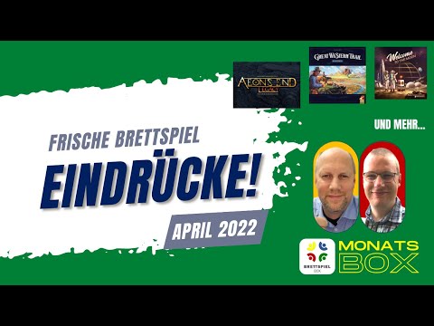 Monatsbox April 2022 - #Brettspiel Eindrücke