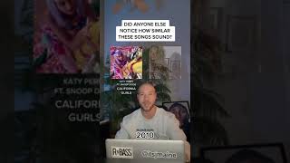 Did Anyone Else Notice How Similar These Songs Sounded? Katy Perry California Gurls &amp; Kesha #shorts