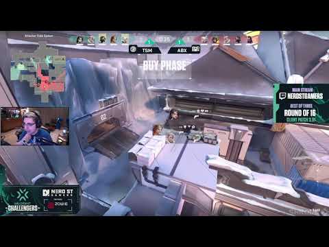 SHROUD REACTS TO ANDBOX vs TSM - VCT Stage 3 Challengers 2 - (20-18) - (MAP 3, ICEBOX)