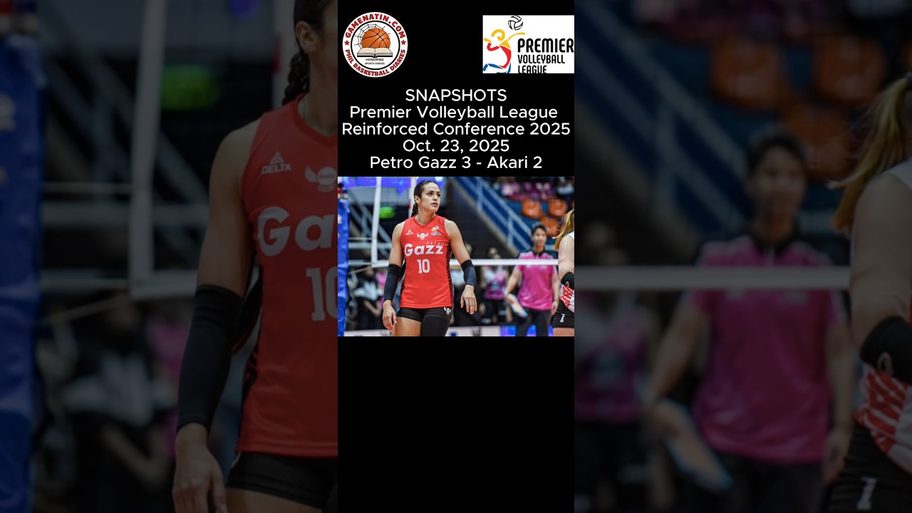 Snapshots: PVL Reinforced Conference - Petro Gazz 3 - Akari 2