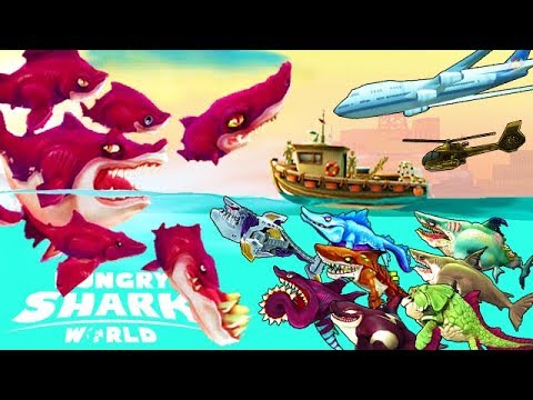 NEW SHARK THE FRENZY CAN EAT ANYTHING!!! (HUNGRY SHARK WORLD)