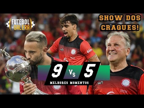 JOGO DAS ESTRELAS| PAQUETÁ FAZ GOL PUSKÁS E ZICO FAZ HAT-TRICK• MELHORES MOMENTOS