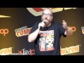 Brian Posehn jokes about NY Time Square & watching Marvel Avengers Movie Nude at NYCC 2013