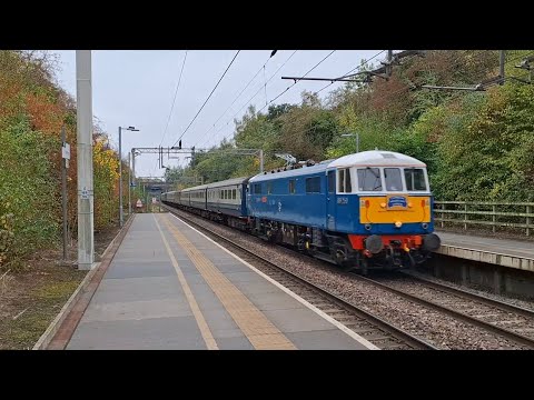 Incredible Trains at: Hartford (Cheshire) | WCML | Incl 2 Railtours & Many Freight | 11/10/25