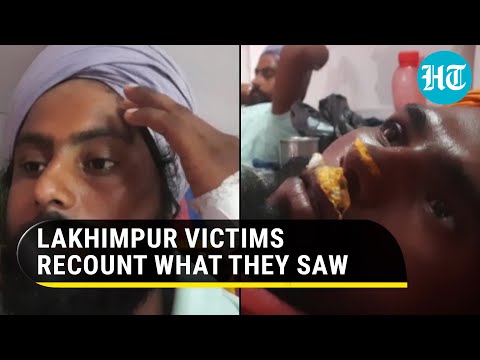 Lakhimpur victims speak out as car hitting crowd and violence videos go viral | Videos