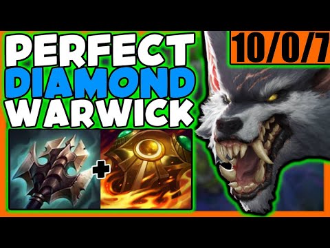 DIAMOND WARWICK MAIN SHOWS HOW TO CARRY JUNGLE - League of Legends Season 11