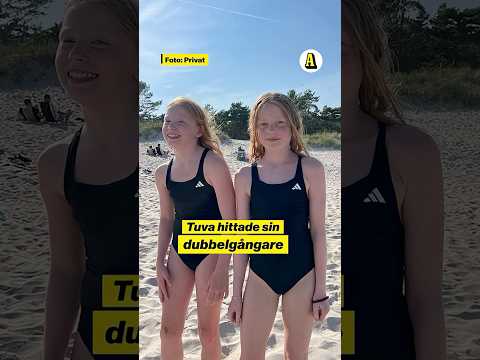 Hittade sin dubbelgångare på stranden: ”Läskigt”