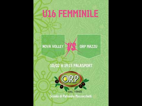 Campionato CSI U16   Nova Volley Vs ORP  Mazzu