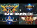 BEST MOBILE MOBA VICTORY ANIMATIONS | MOBILE LEGENDS, AOV, LOL: WR, HEROES ARENA