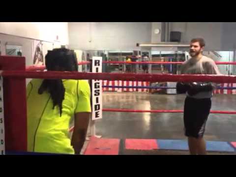 Brandon vs Dustin: one round of boxing