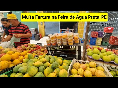 FEIRA LIVRE DE ÁGUA PRETA-PE, MUITA FARTURA NESTA FEIRA, 29/11/2025.