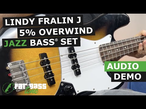 Lindy Fralin 5% Overwind Jazz Bass® Pickup Set Demo