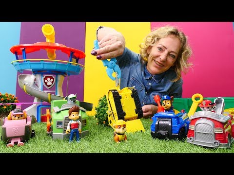 Nicoles Spielzeug Werkstatt - Die Paw Patrol braucht Hilfe - Video für Kinder
