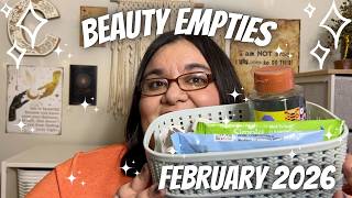 🗑February 2026 BEAUTY EMPTIES🗑 Would I Repurchase??? Skincare l Beauty l Speed Reviews
