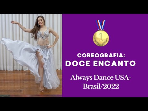 ALWAYS DANCE USA_BRASIL/ 2022 I 1º LUGAR- DANÇA DO VENTRE –SOLO VITÓRIAI Espaço Daniela Guimarães