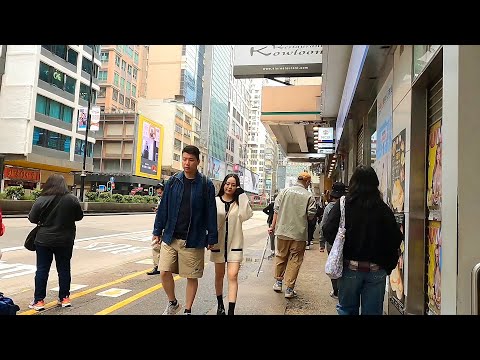 🇭🇰Hong Kong Nathan Road Yau Ma Tei 4k a pé