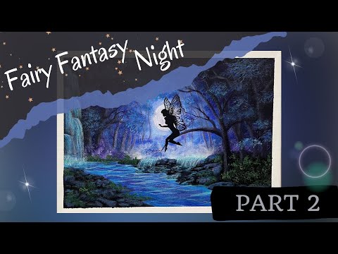 Acrylic Fantasy Fairy Painting: Step into a Magical Realm!