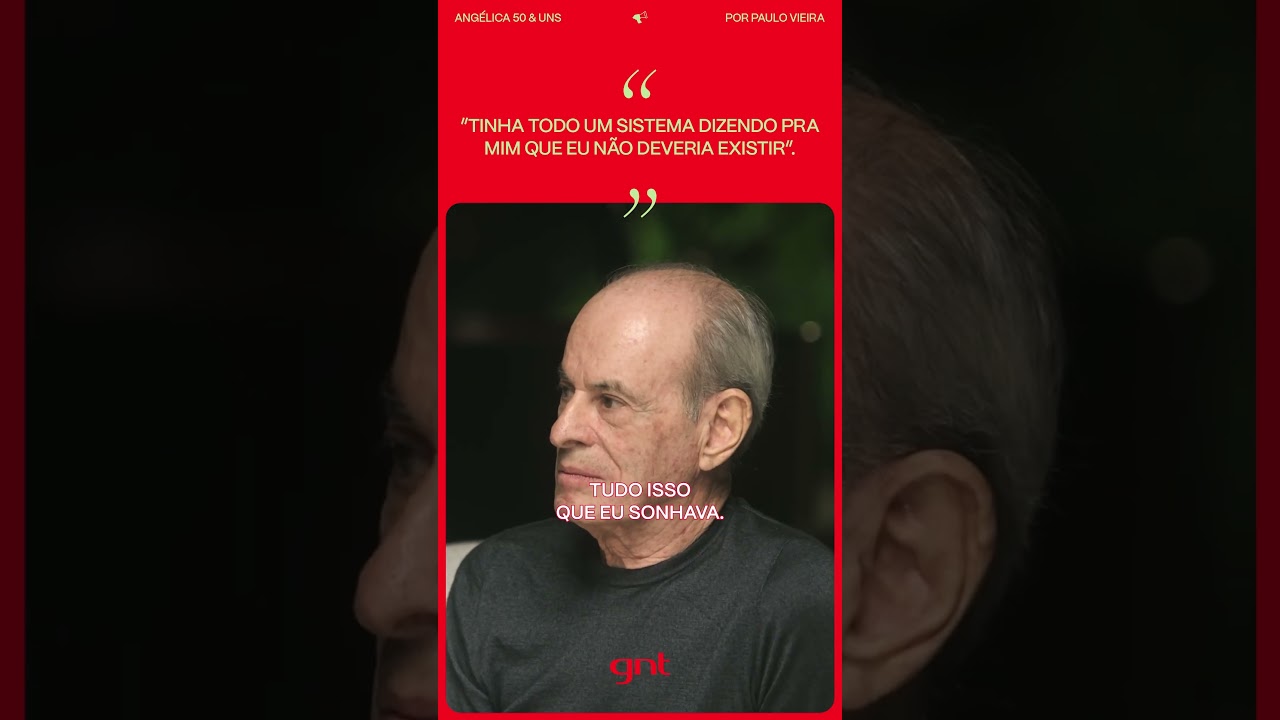 Paulo Vieira fala sobre a importância de corpos diferentes na TV | Angélica 50 E Uns | GNT #shorts