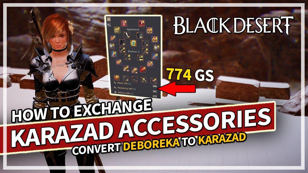 How to Exchange Deboreka to Karazad Accessories Guide | Black Desert