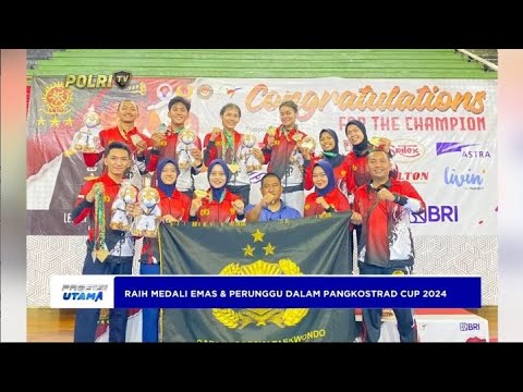 POLWAN POLRES BANJAR RAIH 3 MEDALI KEJUARAAN TAEKWONDO