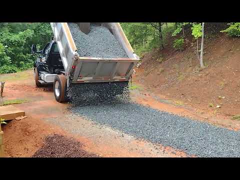 16,000 lbs of gravel