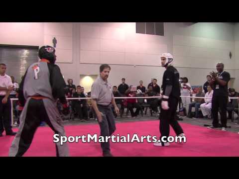 Leon Jefferson v Greg Betlach - Men's Sparring - 2012 Compete Nationals
